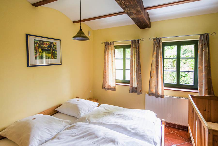 Gemütliches Schlafzimmer im Ferienhaus